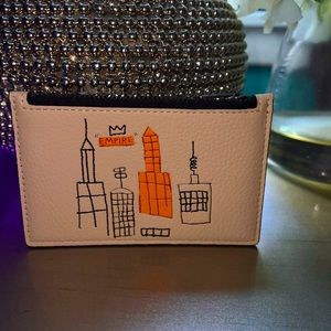COACH OUTLET X JEAN MICHEL BASQUIAT ZIP CARD WALLET